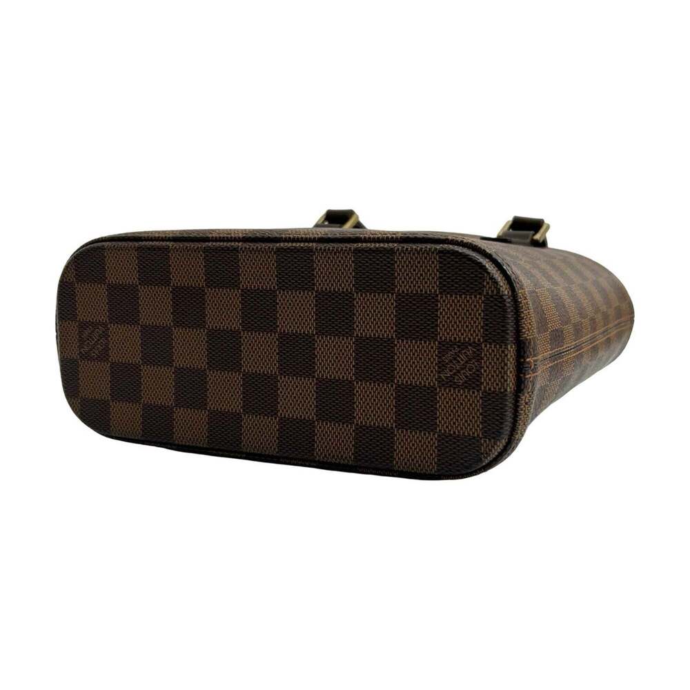 LOUIS VUITTON Vintage Brown Damier Leather Tote Bag - Picture 8 of 10